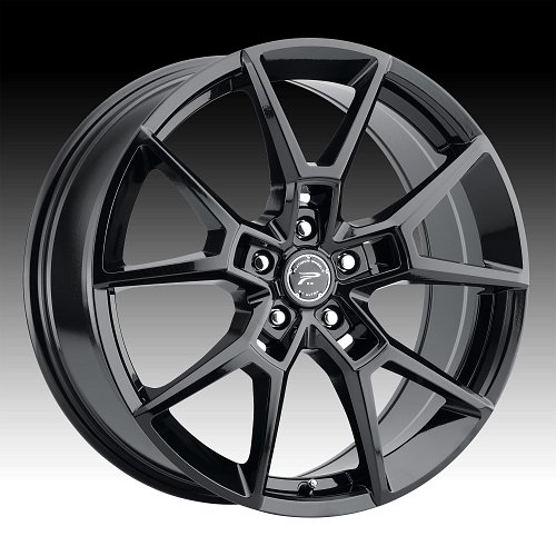 Platinum 462BK Matrix Gloss Black Custom Wheels 1